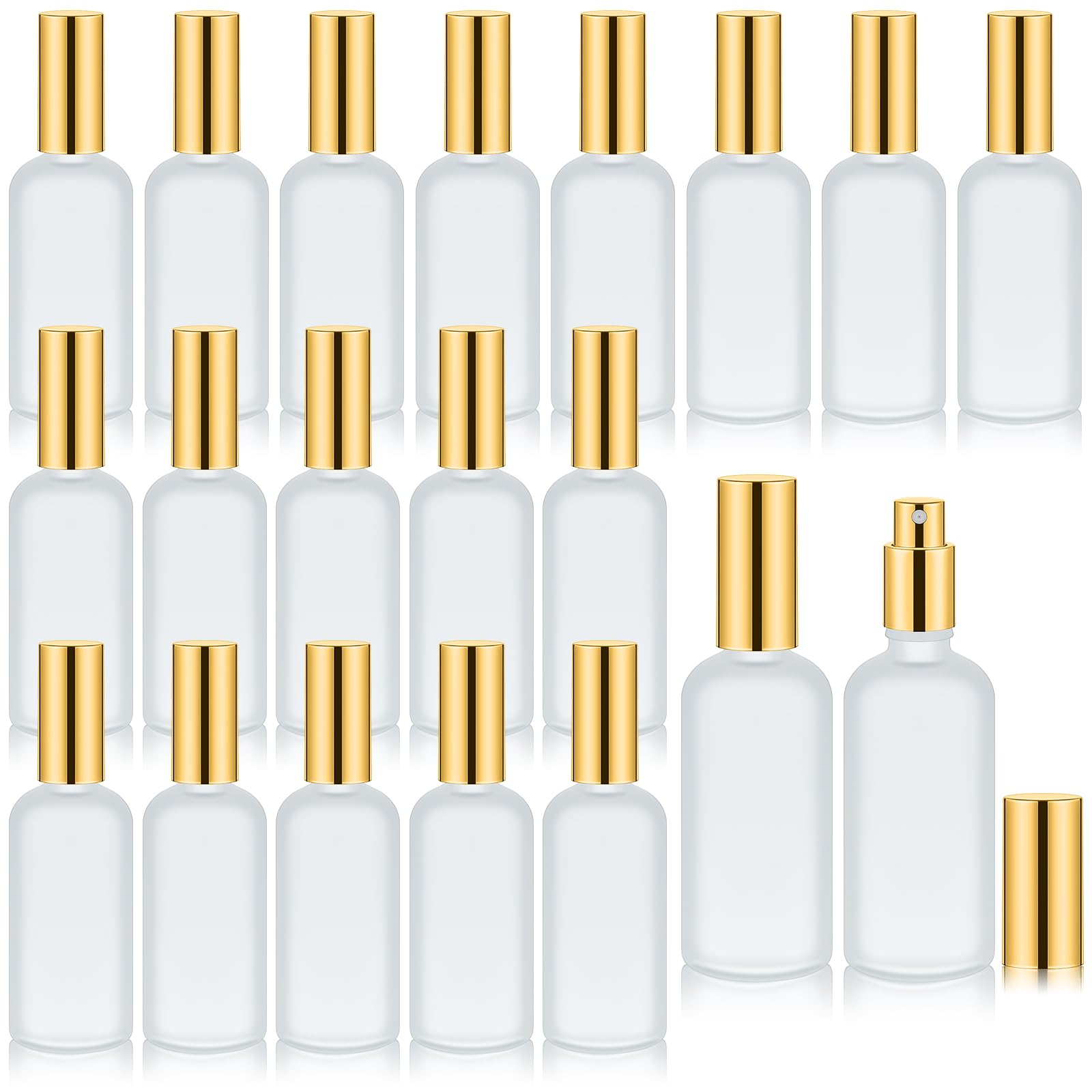Tessco for you glass spray bottle set for easy fragrance distribution