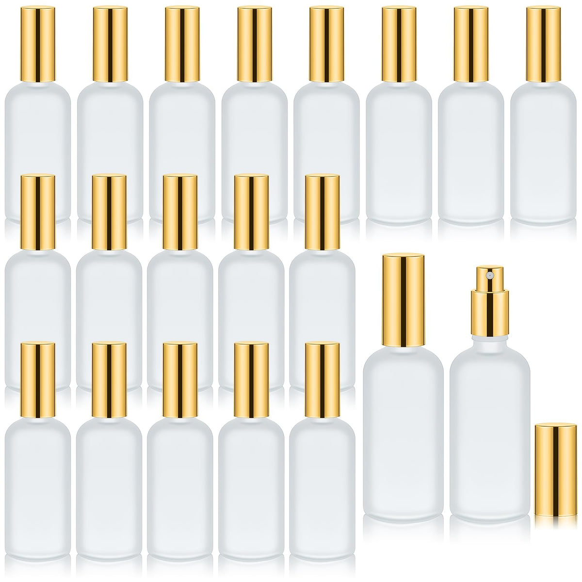 Tessco for you glass spray bottle set for easy fragrance distribution
