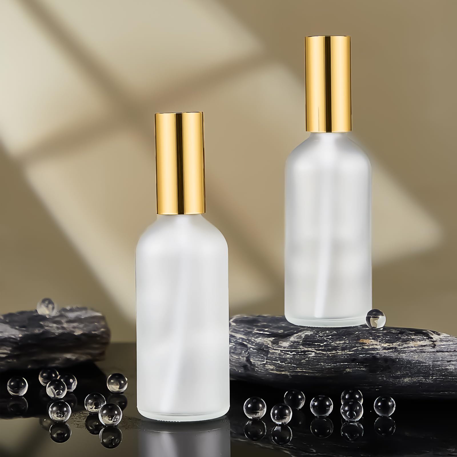 Tessco for you gold-cap-finish bottle enhances premium look and feel