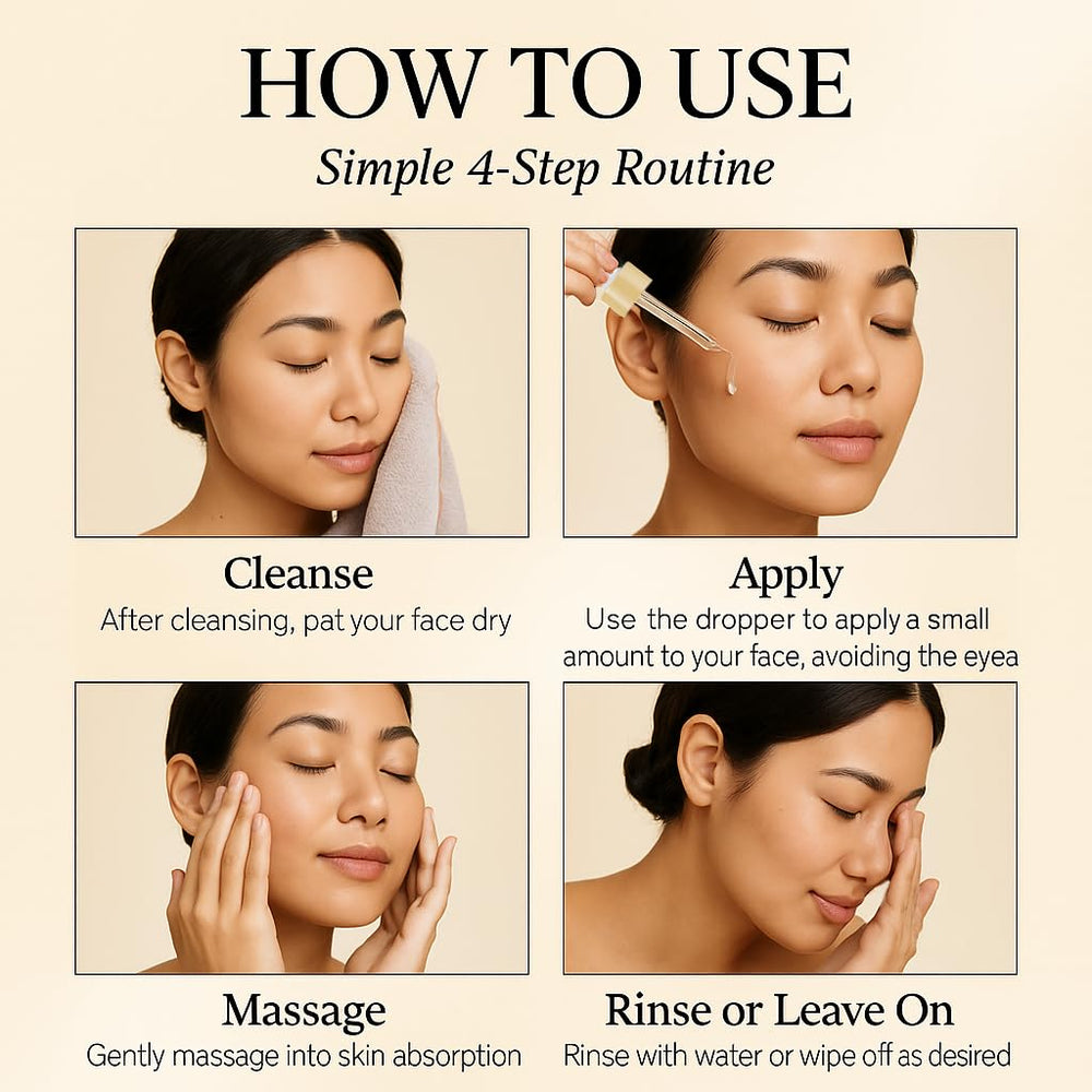 Tetea Morning Routine image — layering with serums and creams.