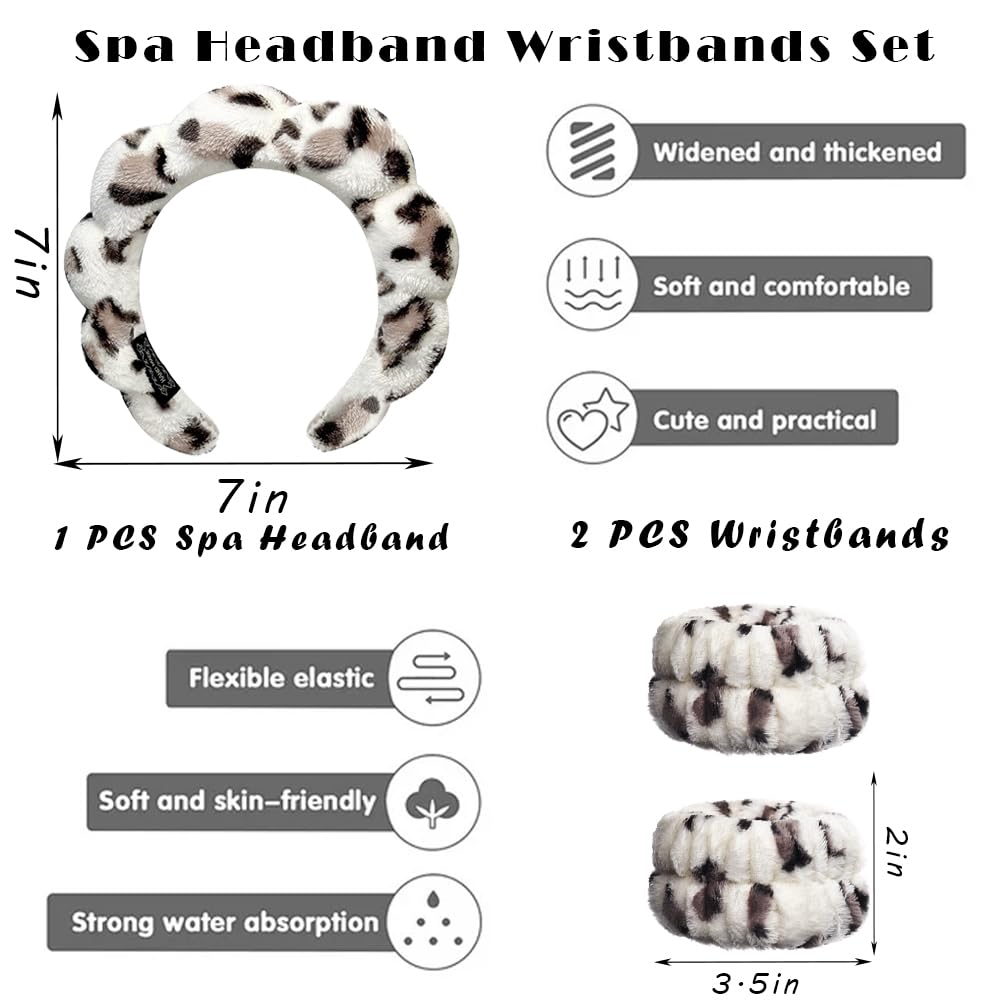 Tetizo spa wristband absorbent coral fleece prevents splashes on sleeves