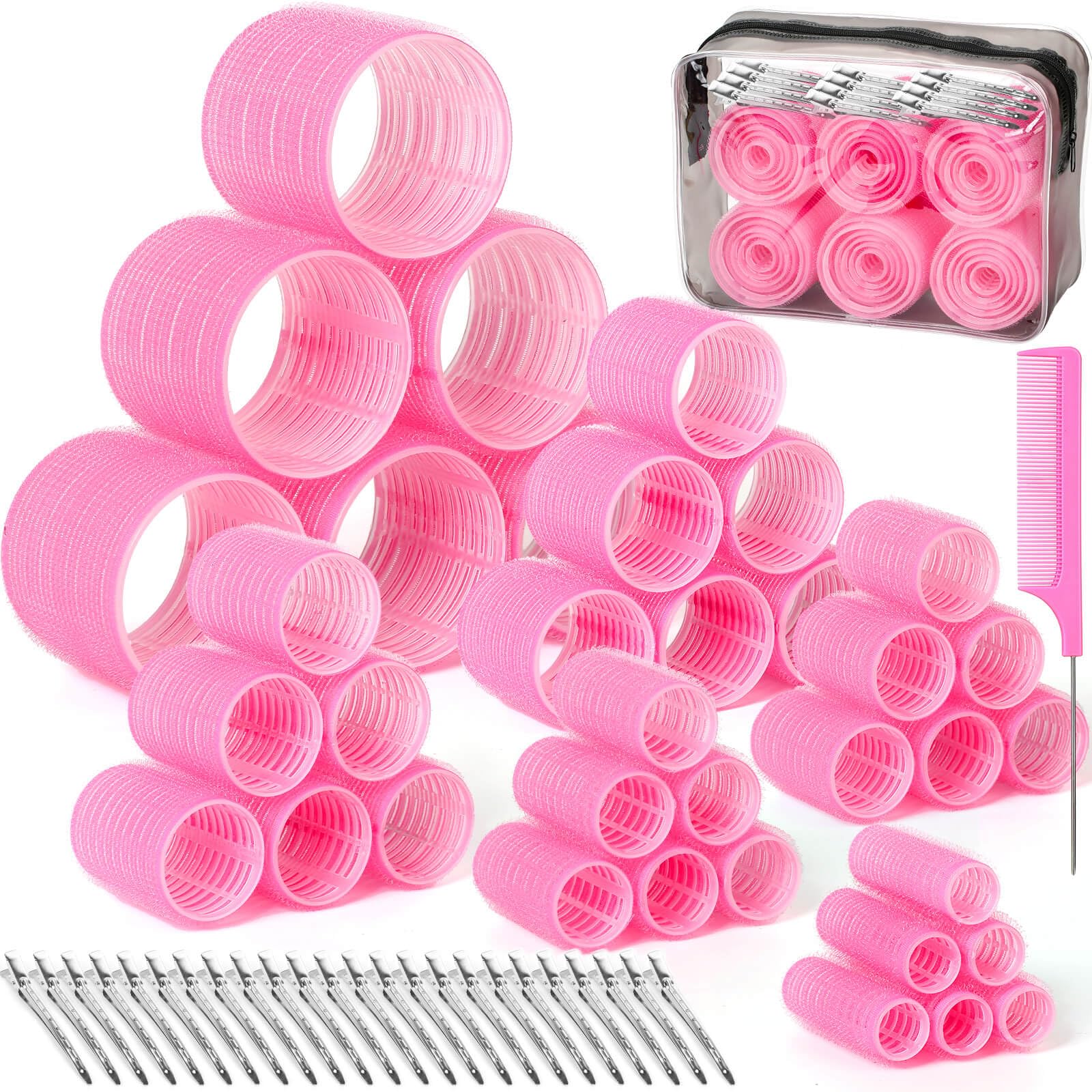 Tetutor 6-size hair rollers set with full kit for versatile curls.