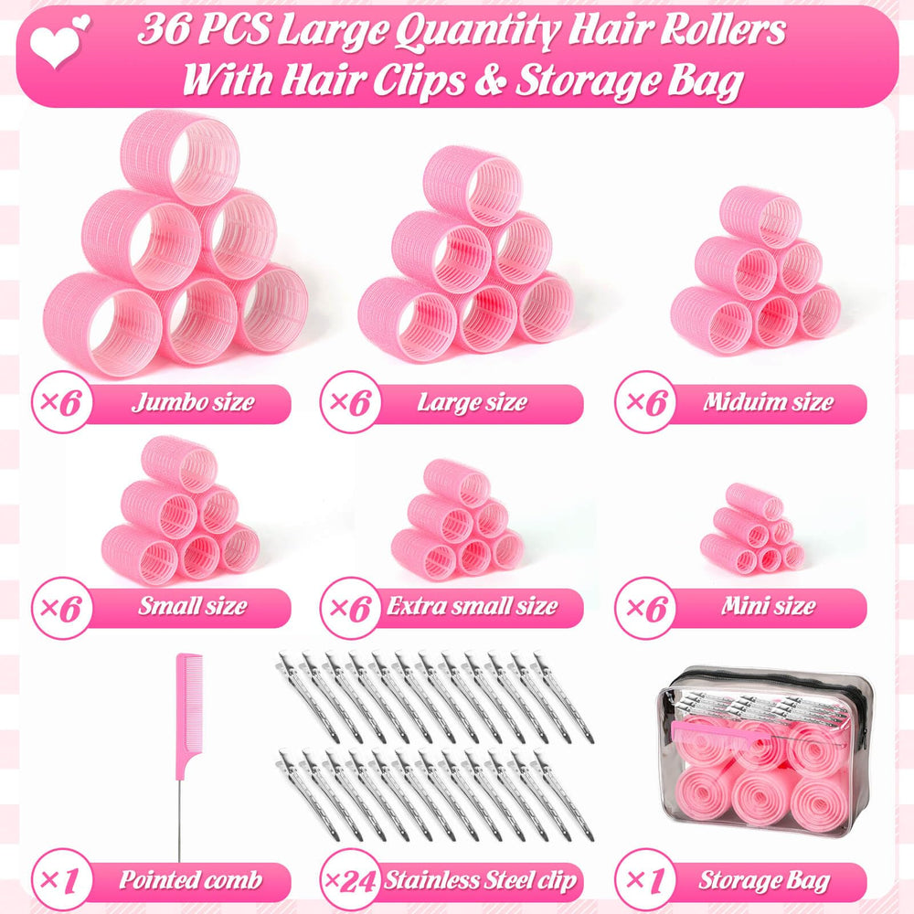 Tetutor XL roller diameter for voluminous curls and dramatic lift.