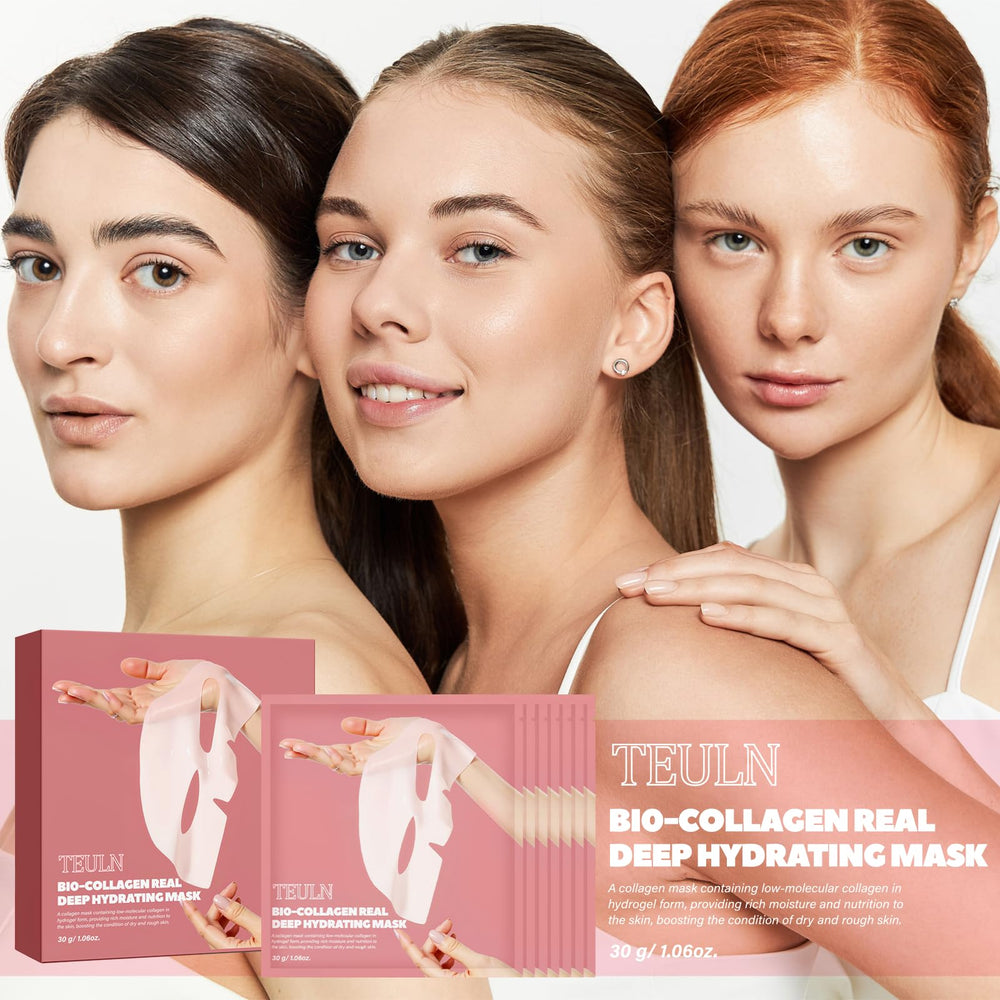 TEULN Bio-Collagen Mask skin glow captures moisture and radiance overnight.
