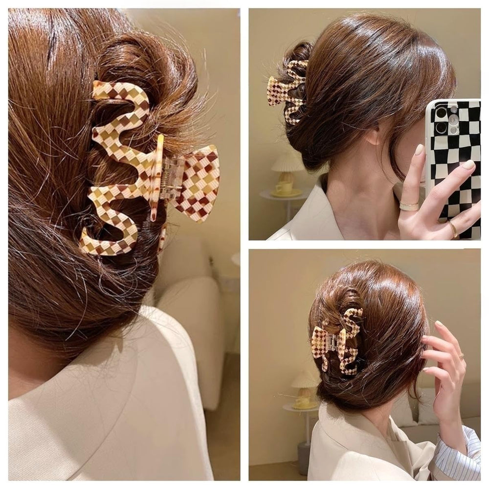 Textention 2-pack packaging with two clips and hair tie for versatile styling