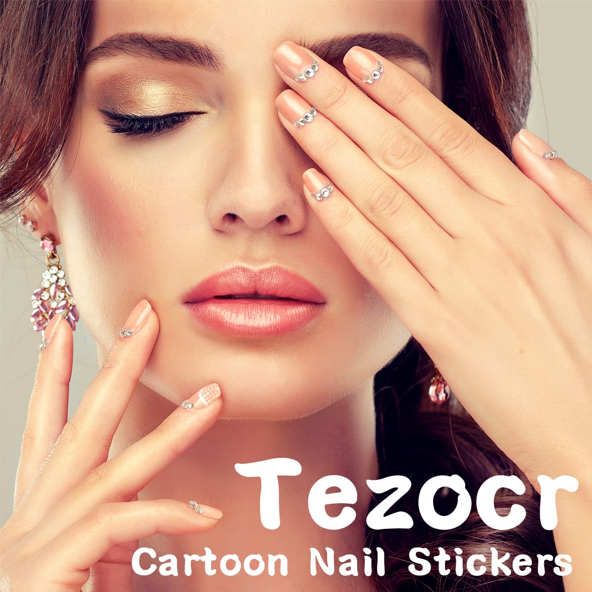 Tezocr Christmas decals provide gift-ready holiday manicure options