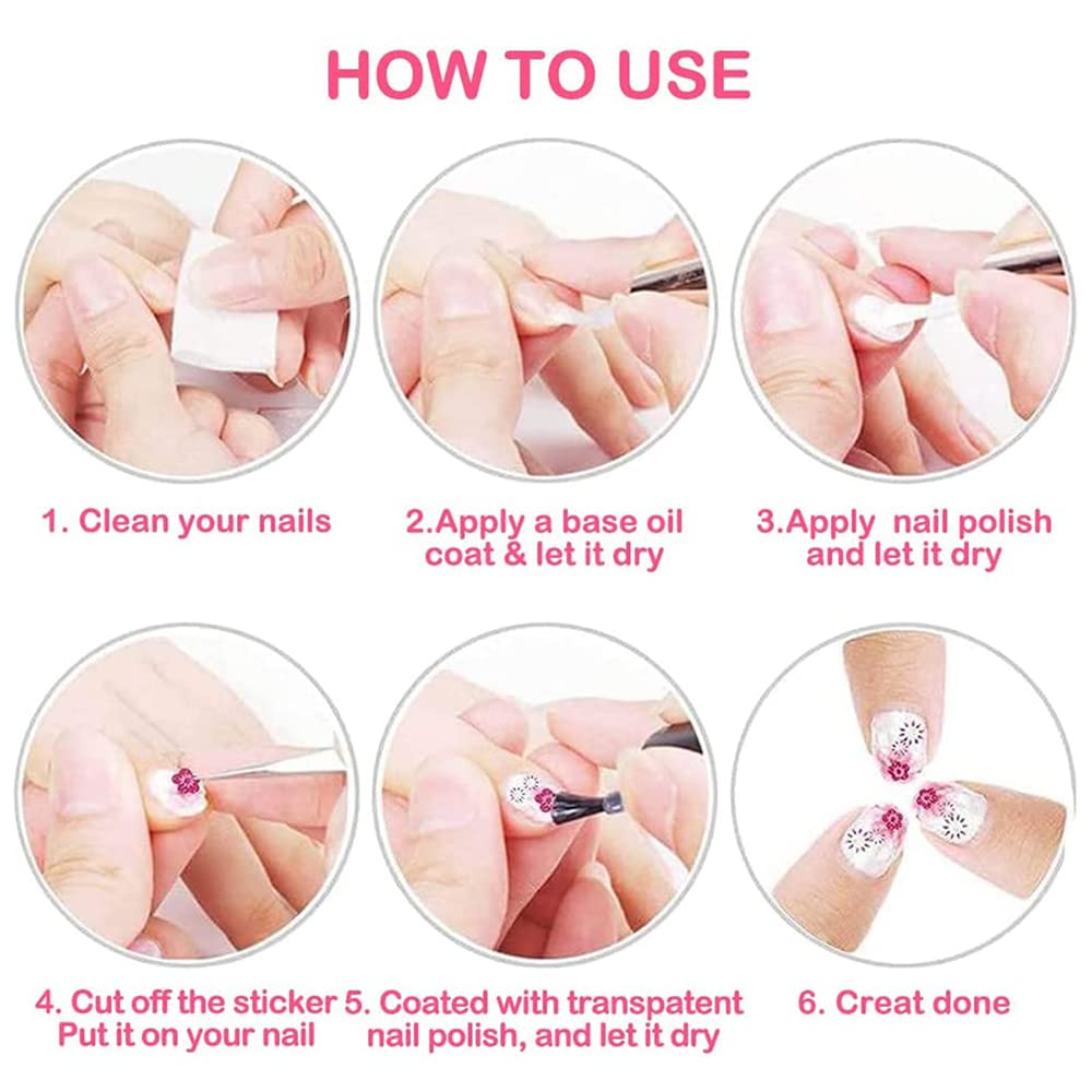 Tezocr nail stickers show easy application using tweezers for clean transfer