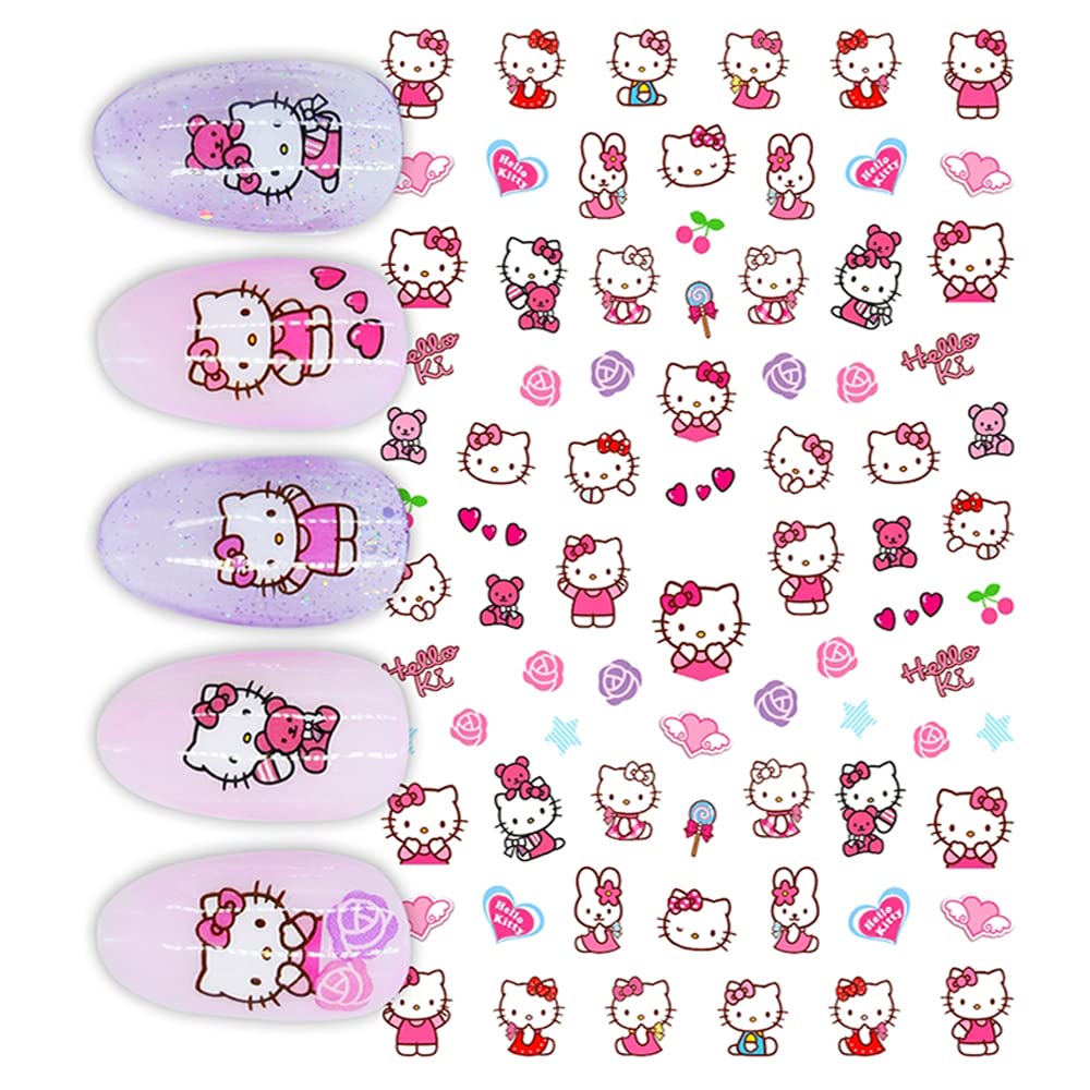 Tezocr self-adhesive nail art stickers for natural or artificial nails.