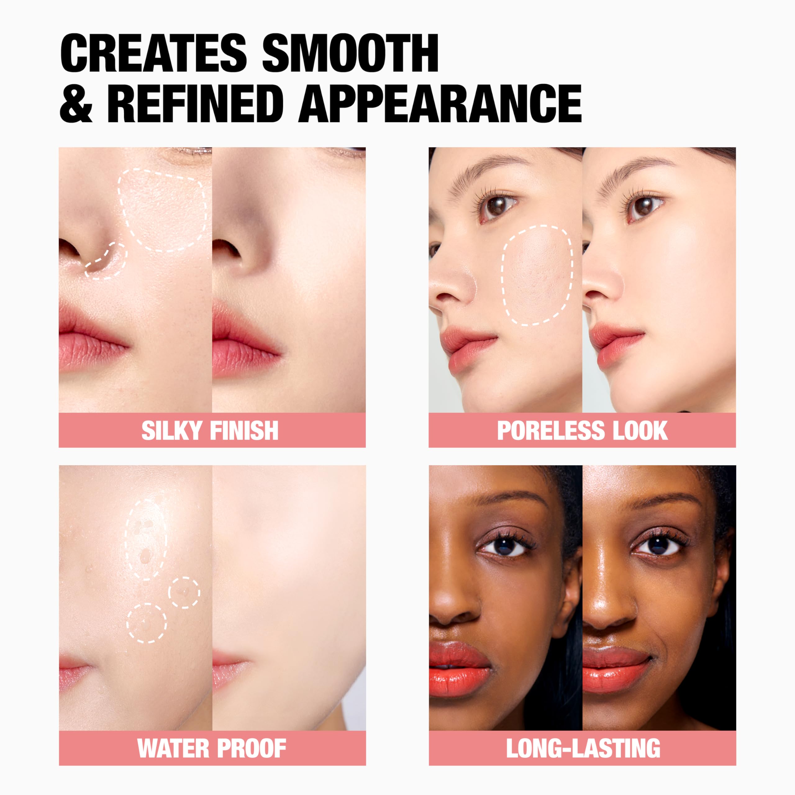 TFIT Delicate Silk Veil Art Primer texture closeup shows silky feel for even application