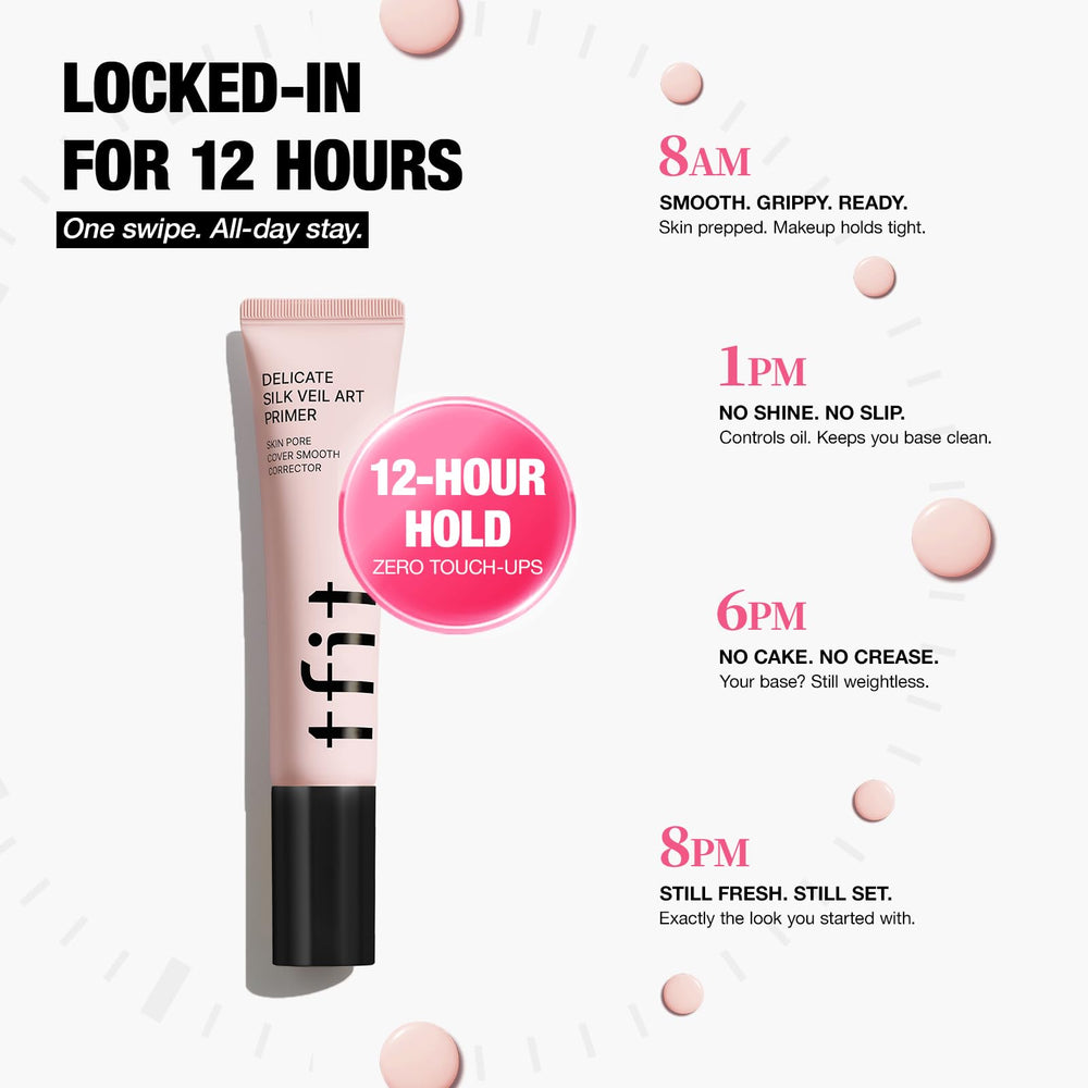 TFIT Delicate Silk Veil Art Primer water-sweat resistance image stays intact under moisture
