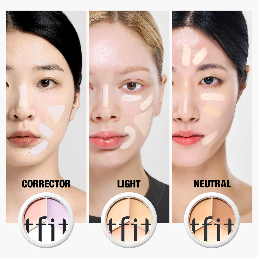 TFIT nourishing-serum concealer reveals hydrating formula for comfortable wear.
