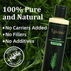 Tgideas Rosemary Biotin Shampoo color-safe formula nourishes dyed or highlighted hair.