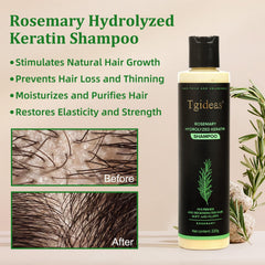 Tgideas Rosemary Biotin Shampoo lather captures rich cleansing and root-boosting foam.