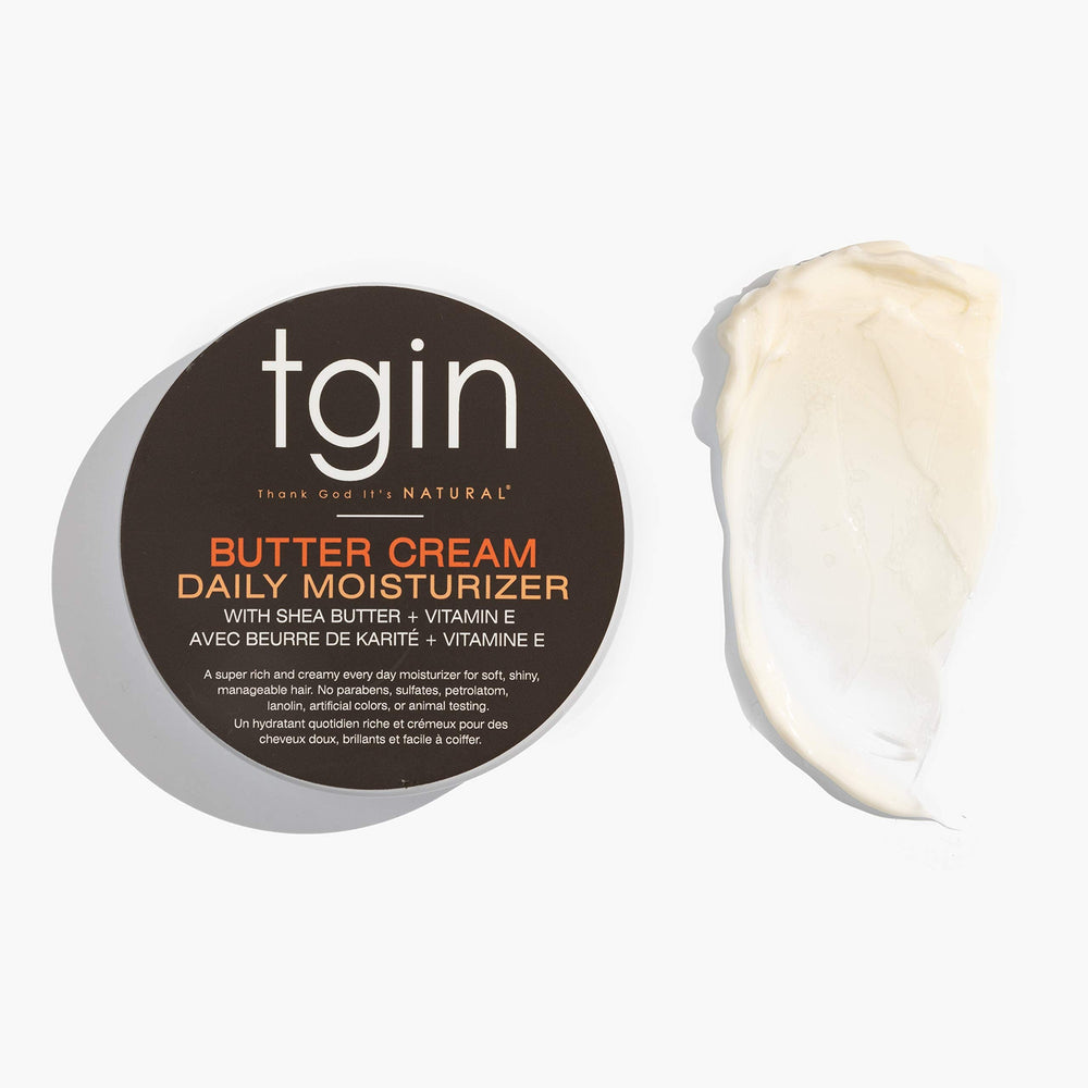 tgin Butter Cream Daily Moisturizer brand mission celebrates Black-owned, women-owned values.