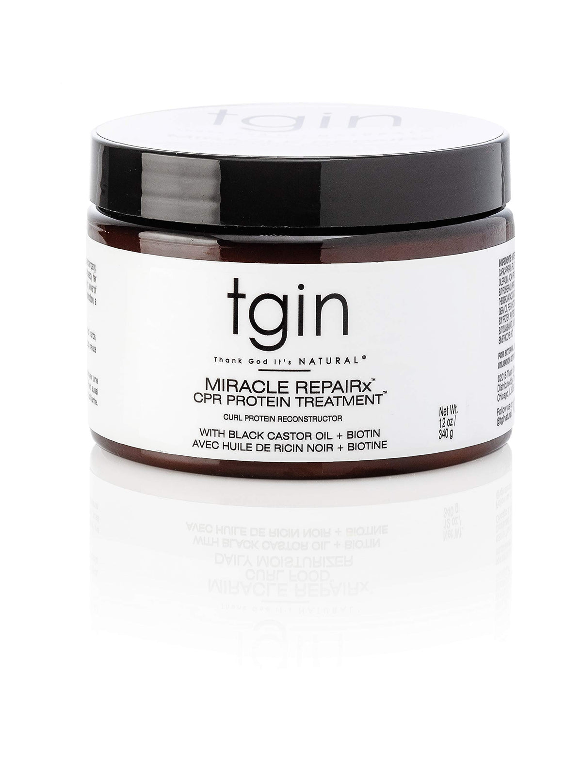 tgin curl protein reconstructor bottle promoting curl repair and shine