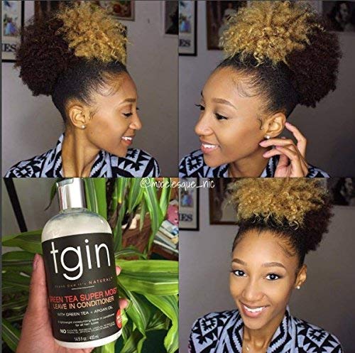 tgin Green Tea Super Moist Leave In kids-friendly formula for gentle moisture