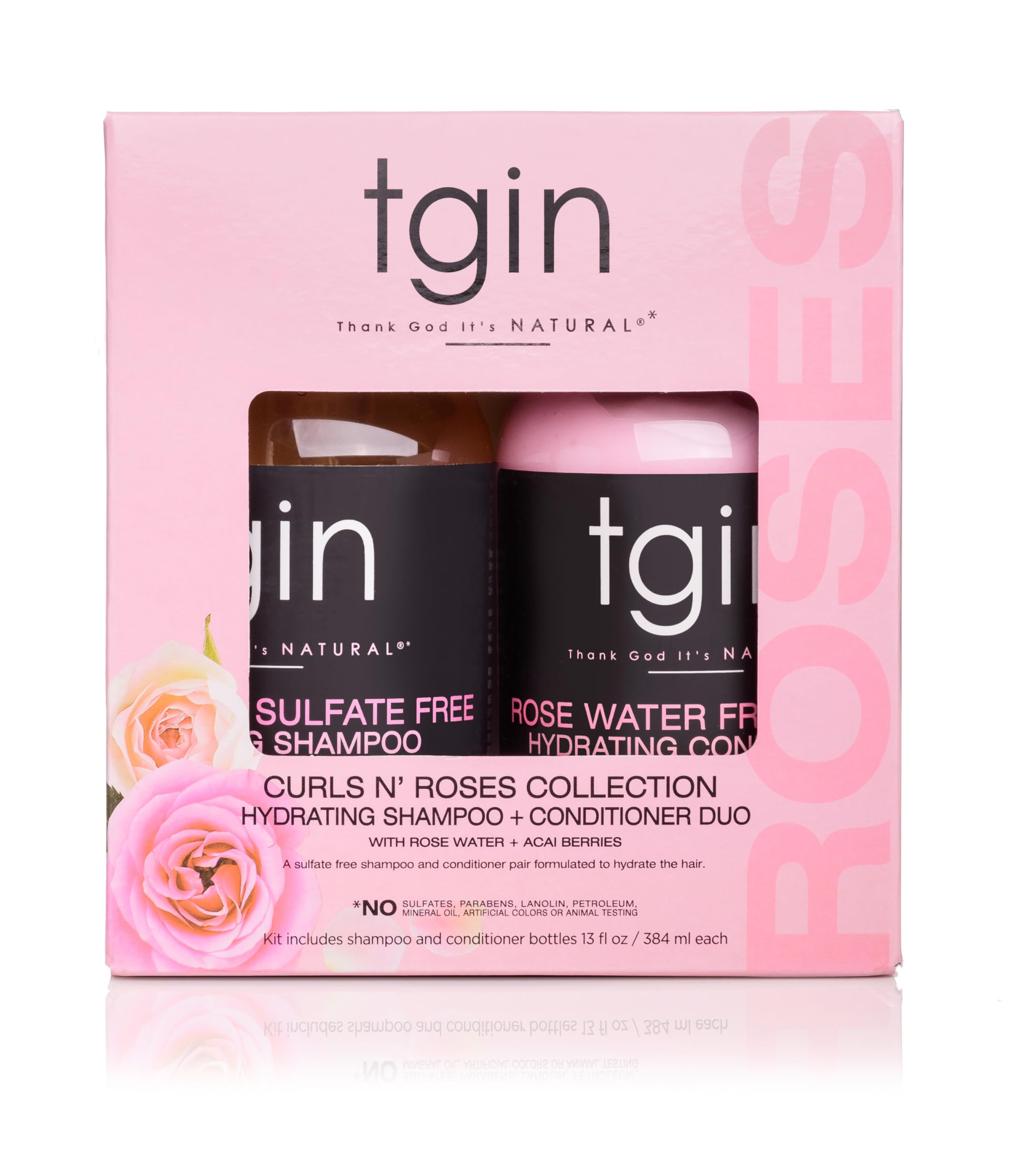 tgin sulfate-free label emphasizing clean color-safe cleansing