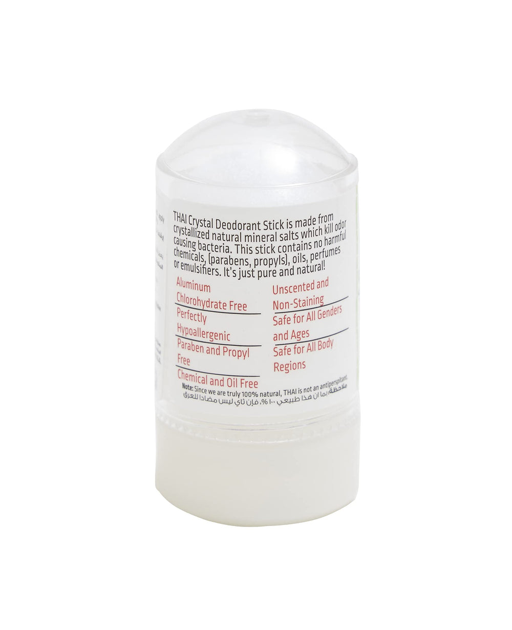Thai Deodorant Stone: aplicador push-up cómodo para uso diario