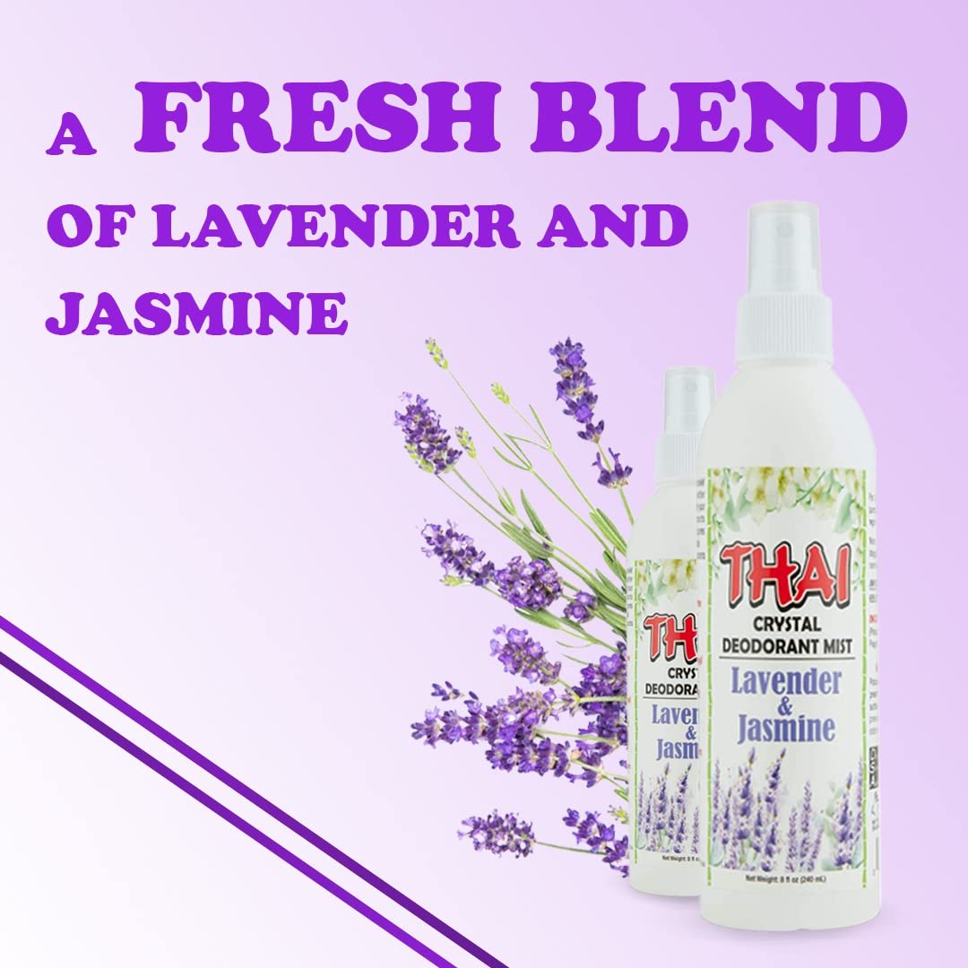 Thai Deodorant Stone Crystal Mist, aroma suave invita a relajarte tras el día.