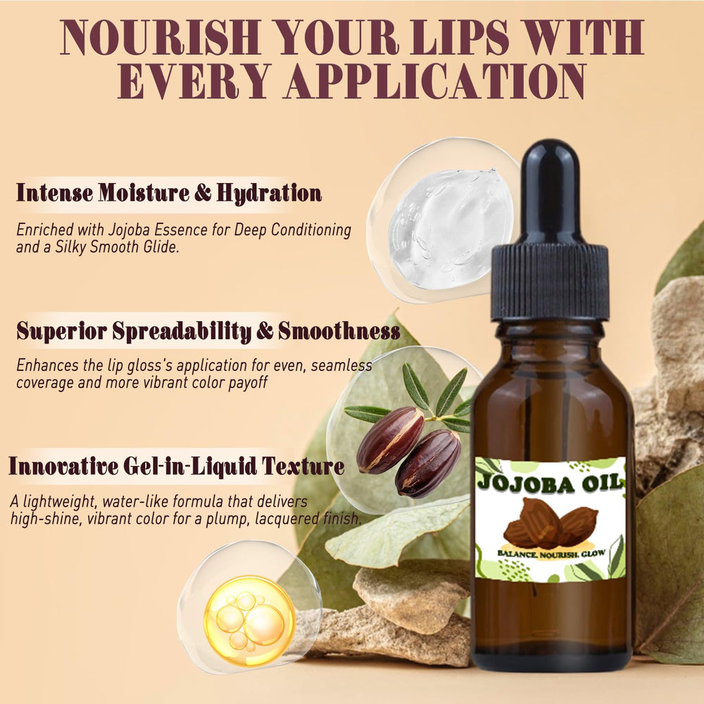 Thaluna aceite jojoba: hidratación natural para labios suaves.