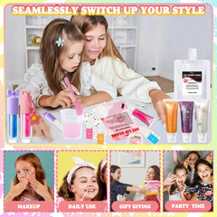 Thaluna glitter and sequins add sparkle for shiny gloss creations