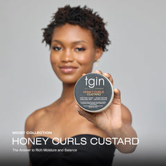 Thank God It's Natural Honey Curls Custard twist-out setup demonstrates flexible, frizz-free hold