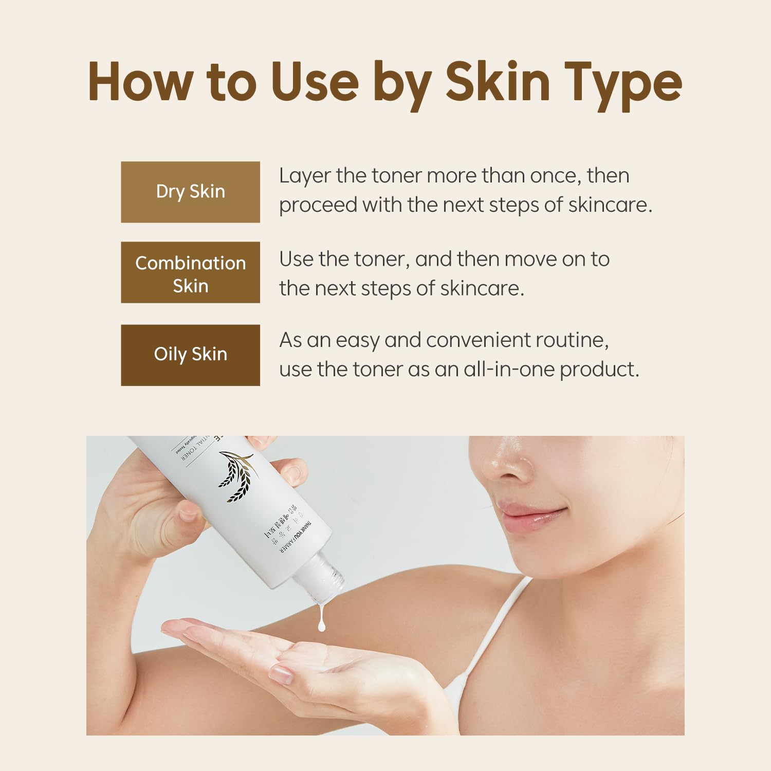 THANKYOU FARMER Alcohol-free toner label signaling gentle care for sensitive skin.