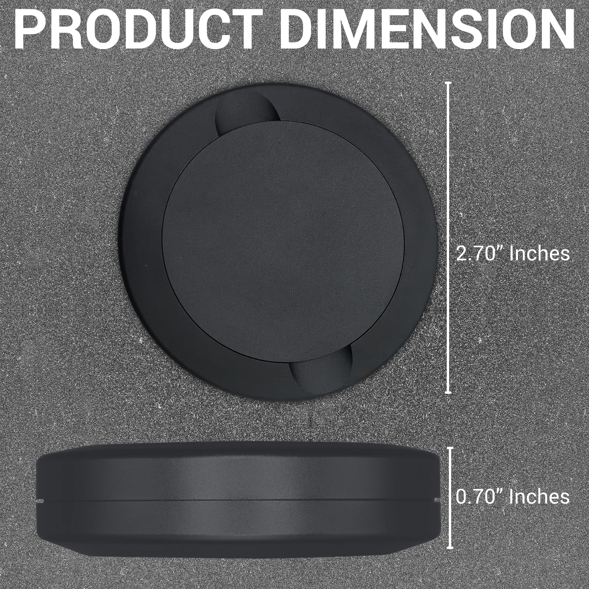 Compact and portable tin fits pockets and small bags.