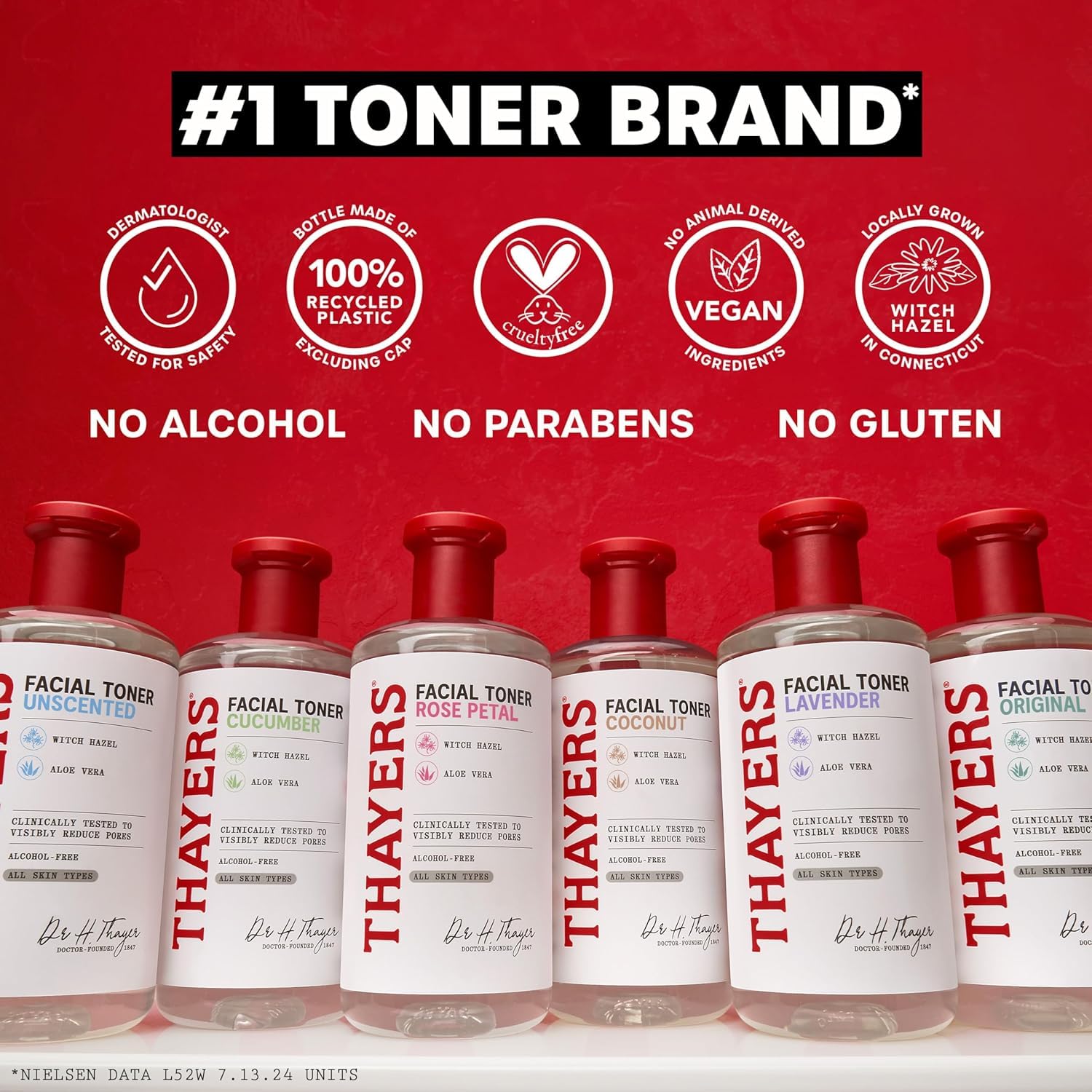 THAYERS Packaging recyclable materials showcases eco-friendly skincare sustainability