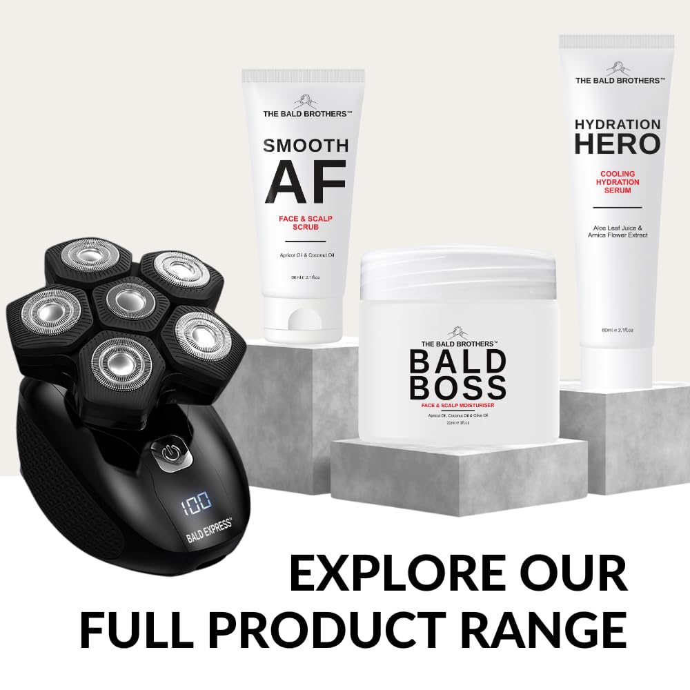 The Bald Brothers Bald Boss head and face care ritual for daily use