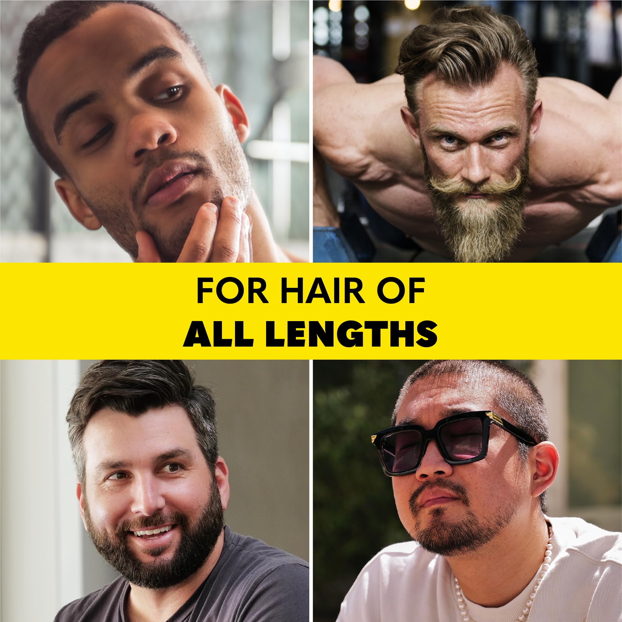 The Beard Club 2in1 lather-action shows quick, efficient wash