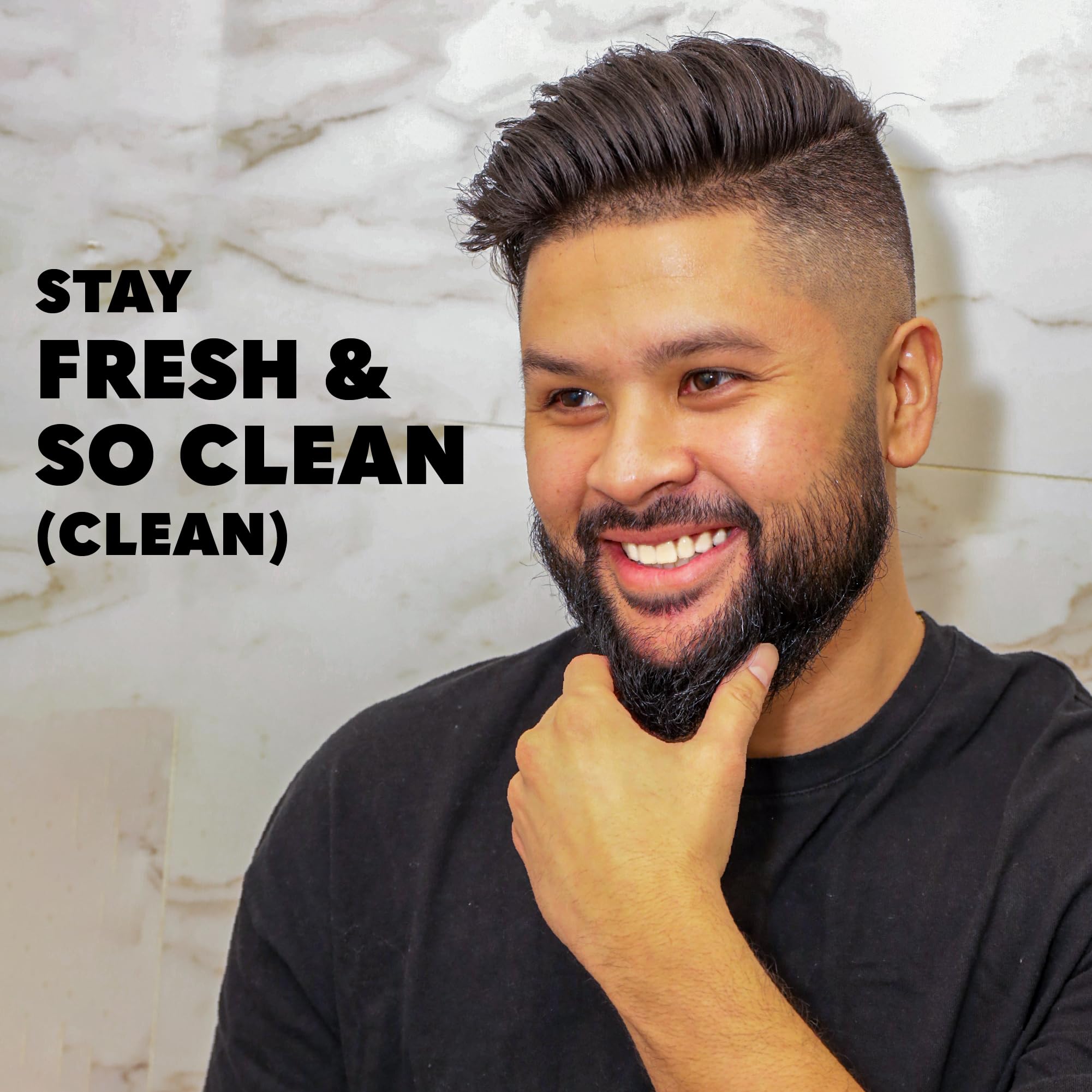 The Beard Club 2in1 product-packaging emphasizes sulfate-free formula