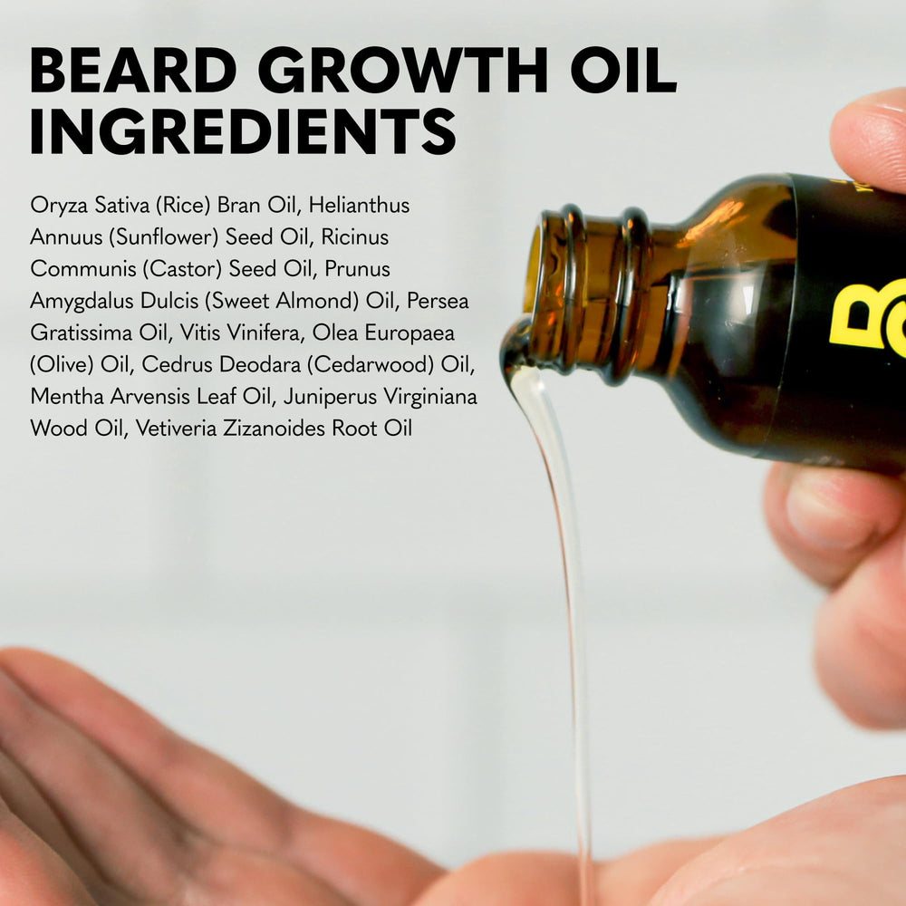 The Beard Club derma roller in use on cheek and neck.