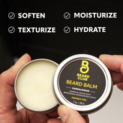 The Beard Club Boar Bristle Brush glides through hair for detangling and shine.