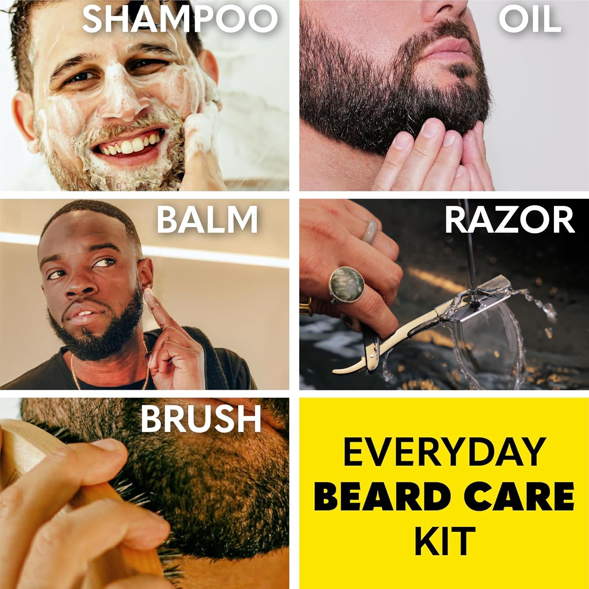 The Beard Club beard shampoo bottle ready to cleanse, refresh, and hydrate your beard.