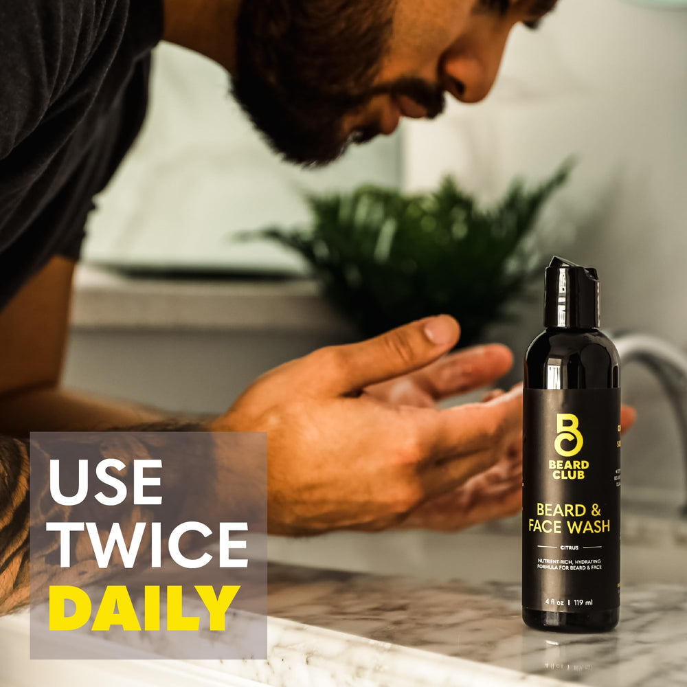 Hydrating formula from The Beard Club wash feel comfortable under the beard.
