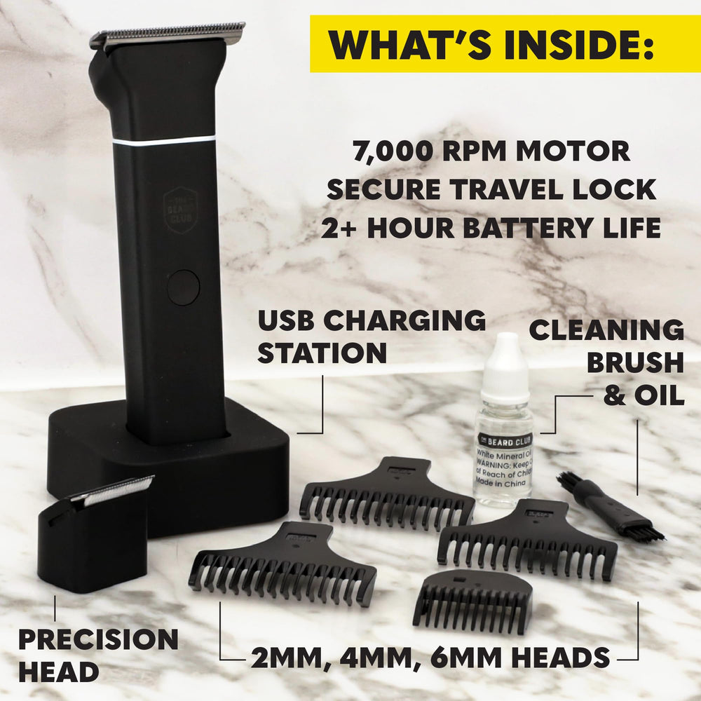 The Beard Club Gift Kit visual showcases a thoughtful present for men.