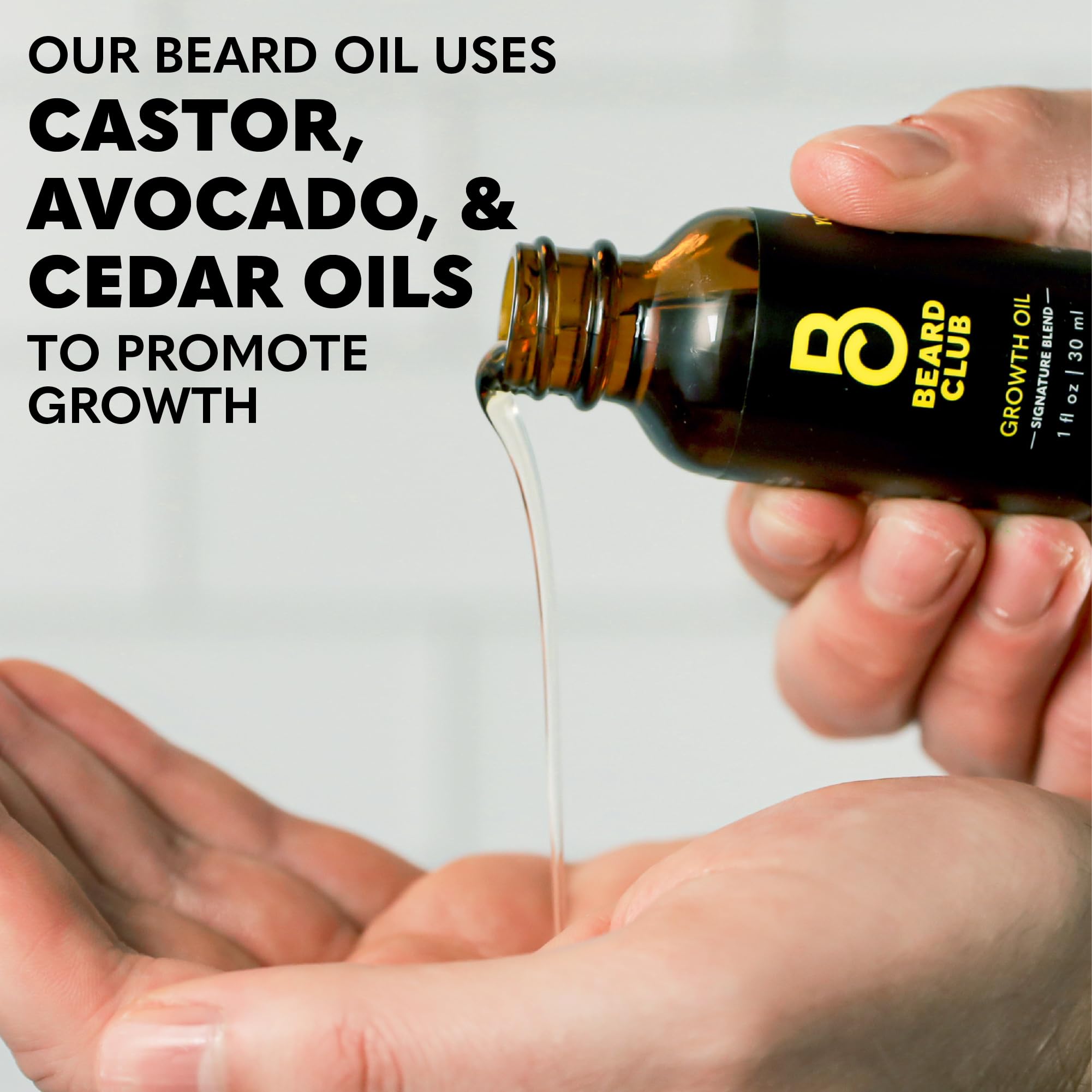 The Beard Club Growth Oil daily routine setup supports consistent use.