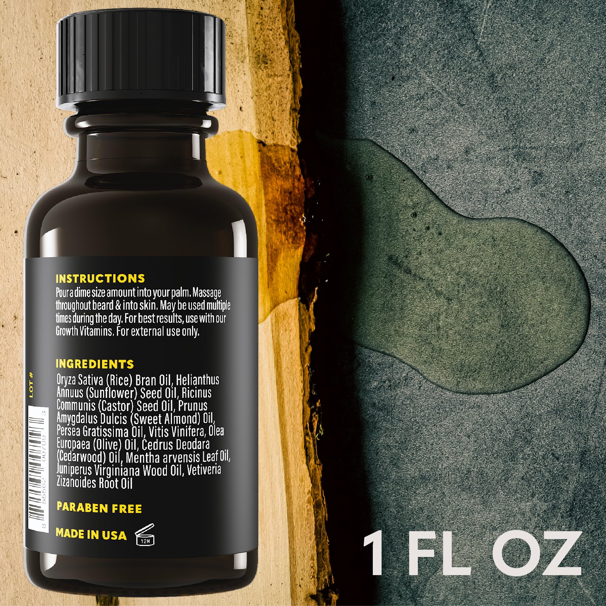 The Beard Club Growth Oil gift-ready packaging appeals to gifting.