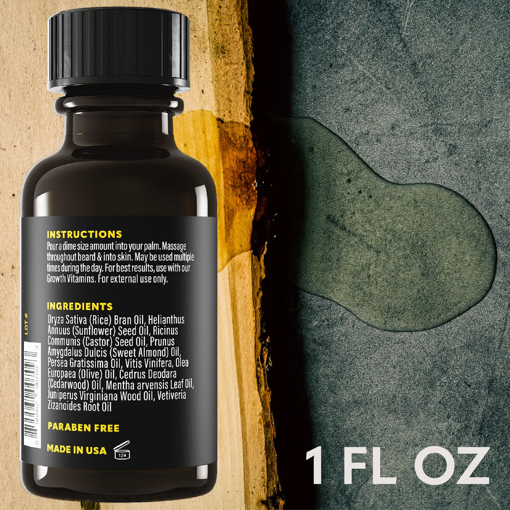 The Beard Club Growth Oil gift-ready packaging appeals to gifting.