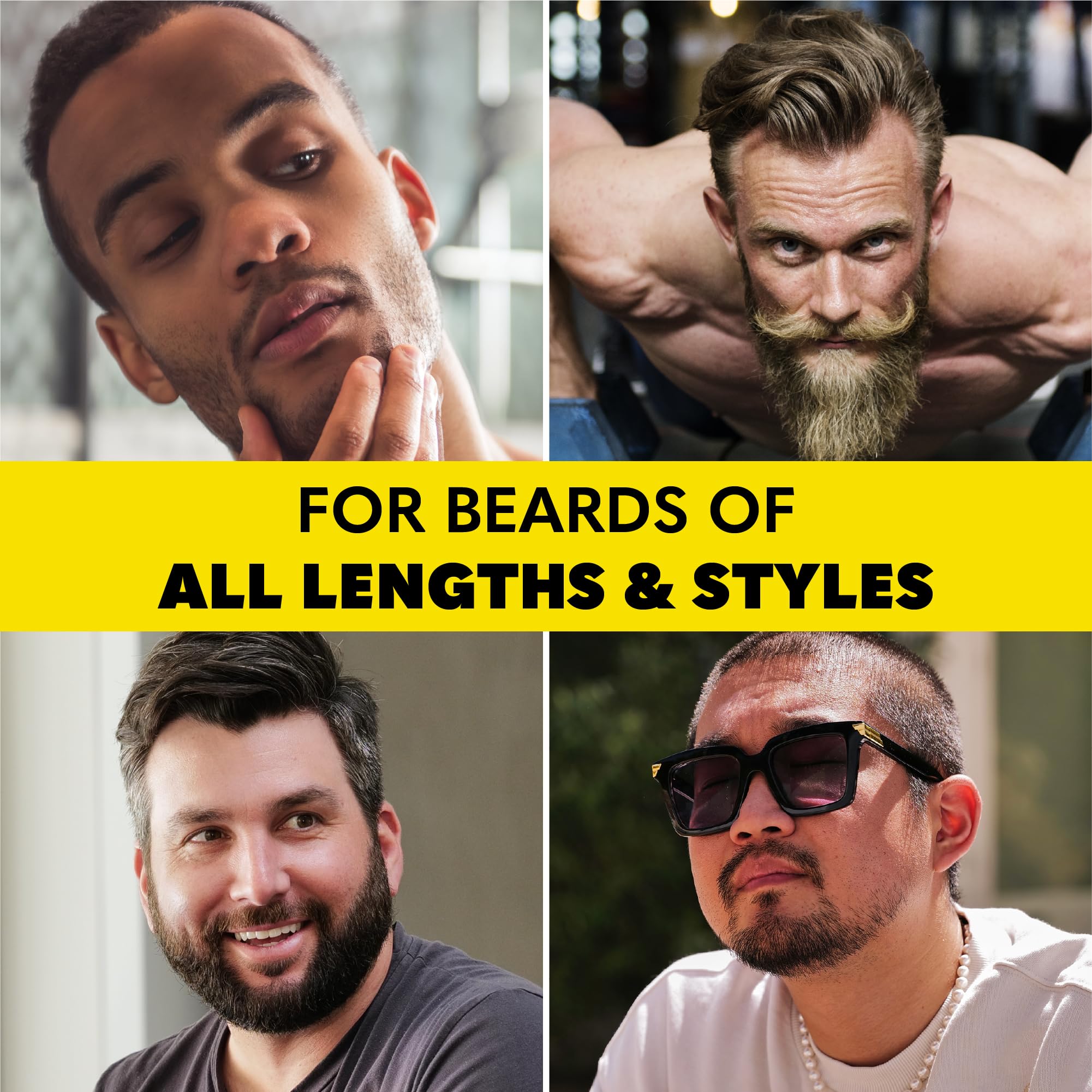 The Beard Club Original Beard Shampoo skin close-up shows nourishing botanicals for skin comfort