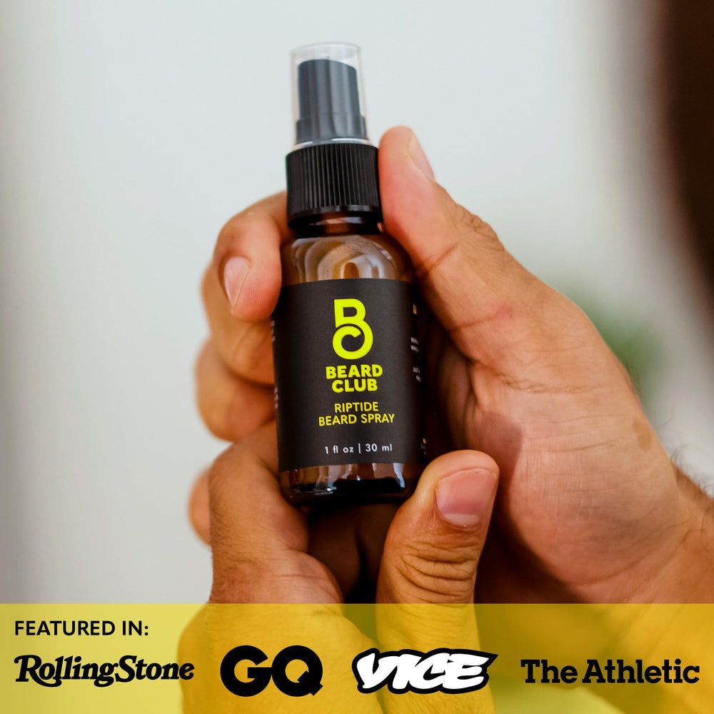The Beard Club Riptide ingredients include aloe vera for hydrated facial hair.