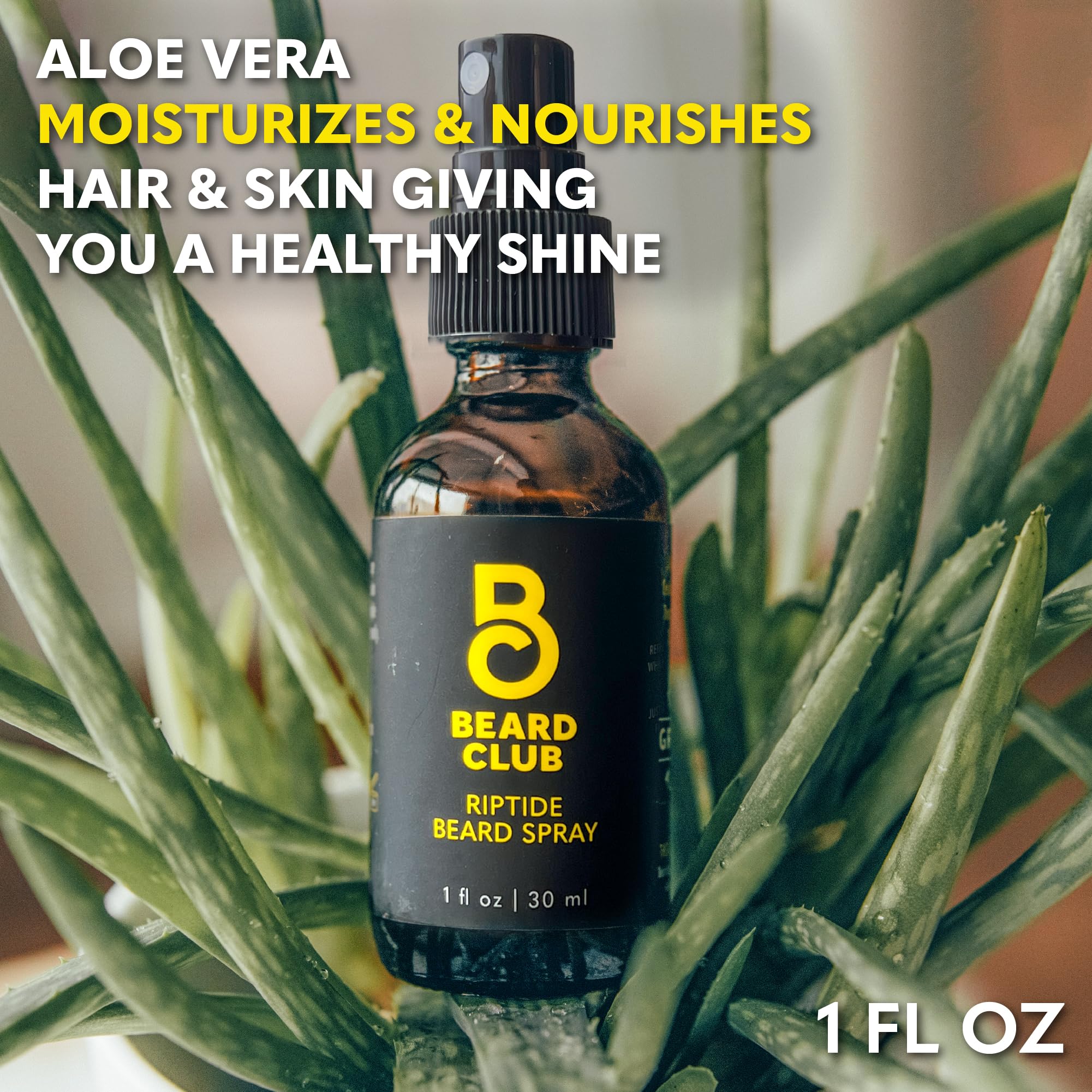 The Beard Club Riptide travel-size bottle fits gym bag.