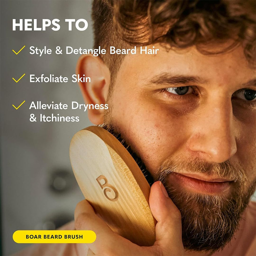 The Beard Club Signature Kit packaging close-up highlighting quality and presentation.