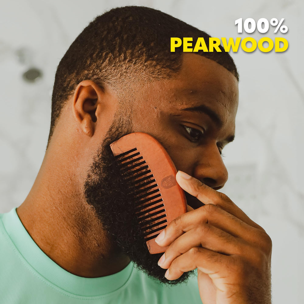 The Beard Club soft-shine result after brushing adds subtle luster without heaviness.