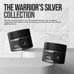 The Beard Struggle Warrior Balm packaging—premium look for daily grooming.