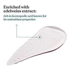 The Body Shop Edelweiss Liquid Peel in use during rinse reveals smoother, brighter skin.