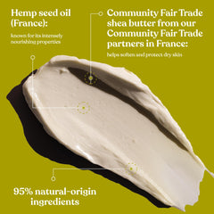 The Body Shop Hemp Foot Protector cocoa butter sheen on ultra-dry feet.
