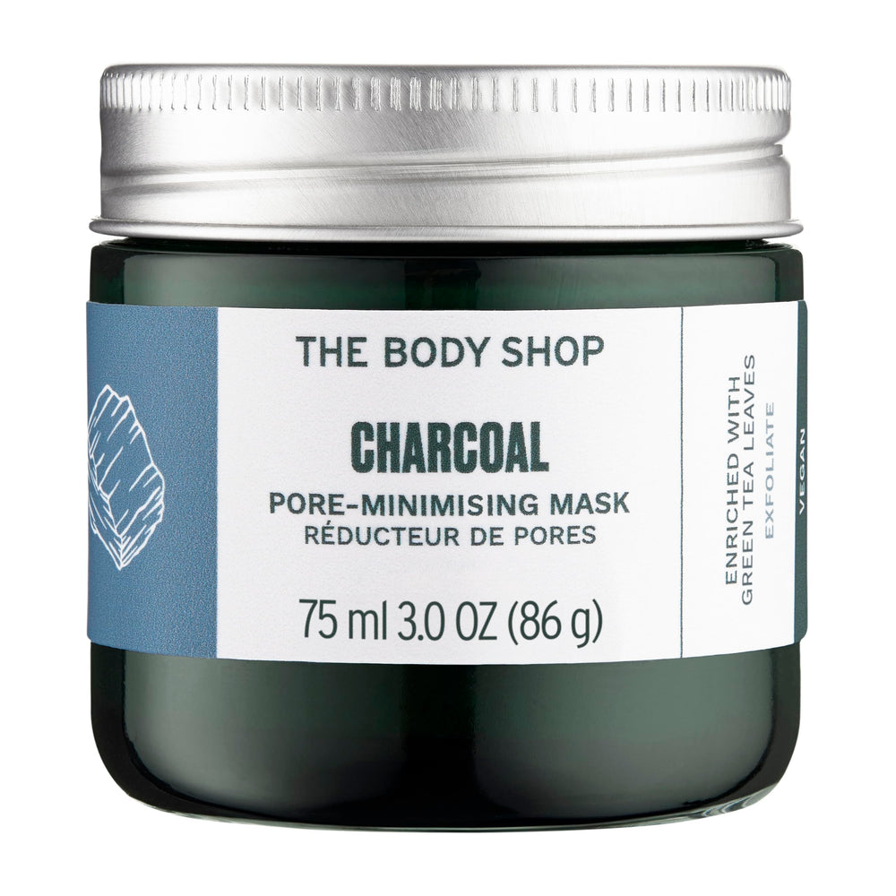 The Body Shop Himalayan Charcoal Purifying Glow Mask tube concentrates purifying action for clear pores