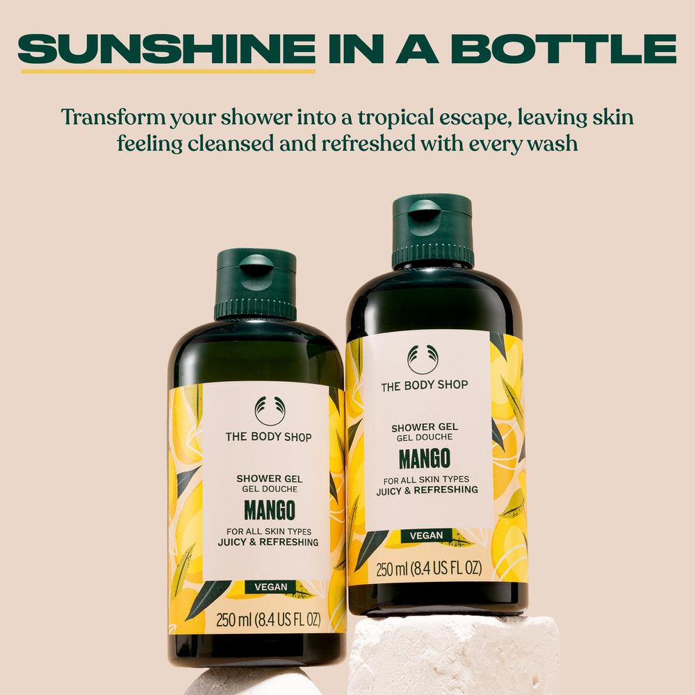 The Body Shop Mango Shower Gel lather forms a creamy foam for thorough cleansing.